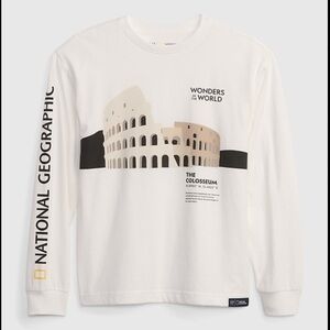Gap National Geographic Colosseum Long Sleeved Tee